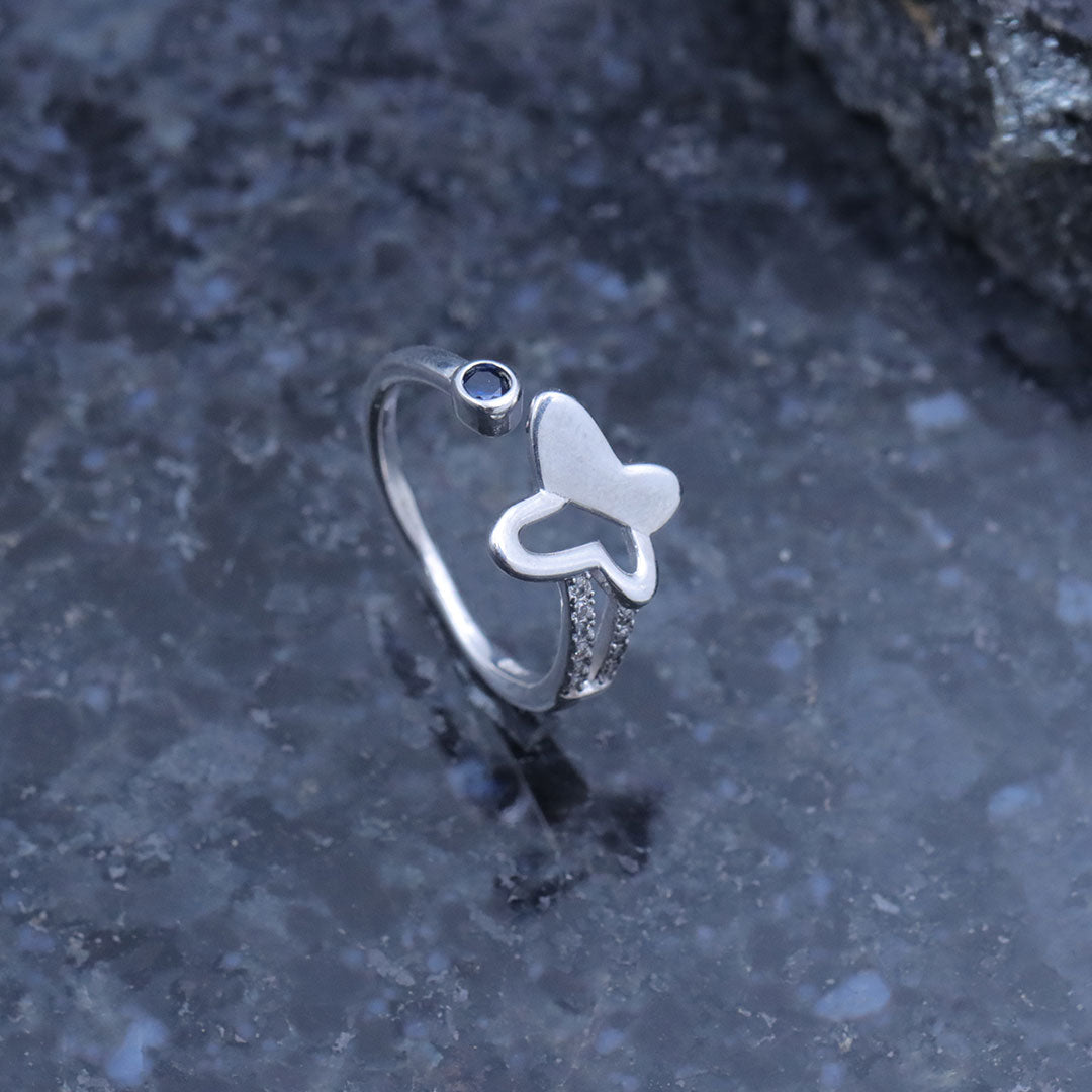 Silver  Butterfly Ring