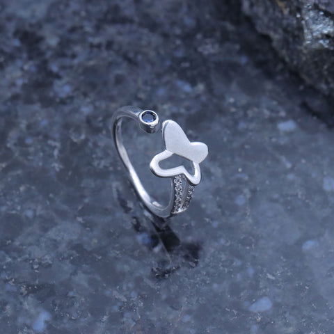 Silver  Butterfly Ring