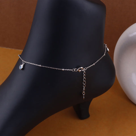 Pure Silver Rainbow Anklet