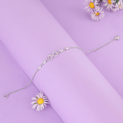 925 Silver Infinity CZ Bracelet for Women For Women