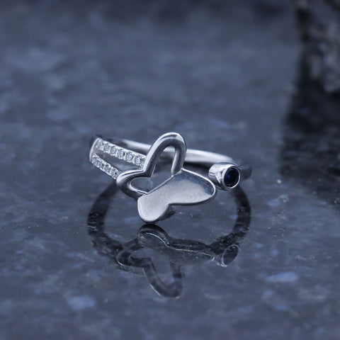 Silver  Butterfly Ring