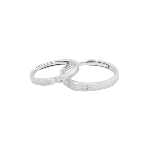 925 Sterling Silver coupal love ring