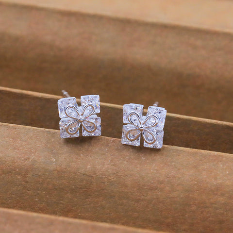 Twin Quad Stud Earrings