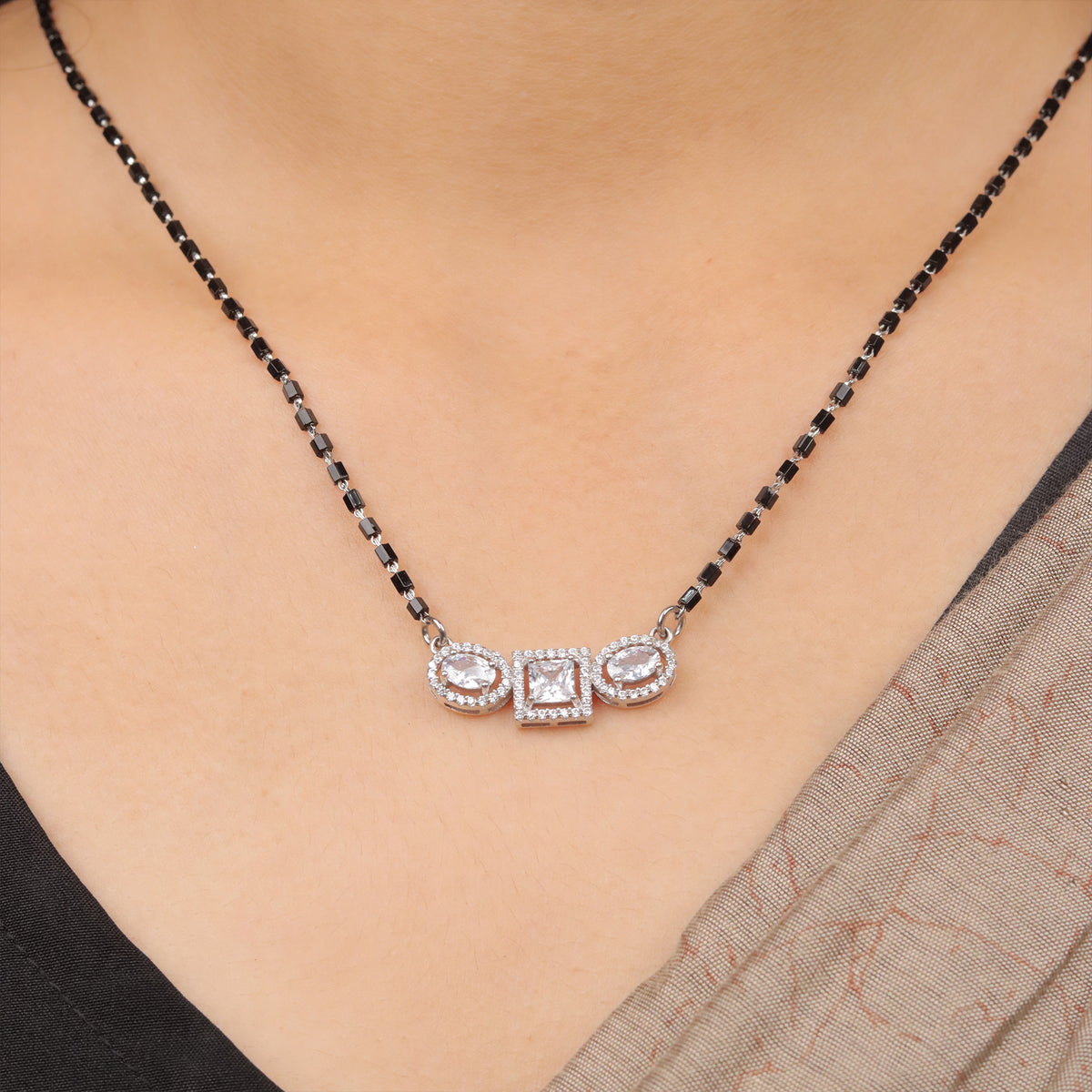Sterling Silver Princess Mangalsutra for Women