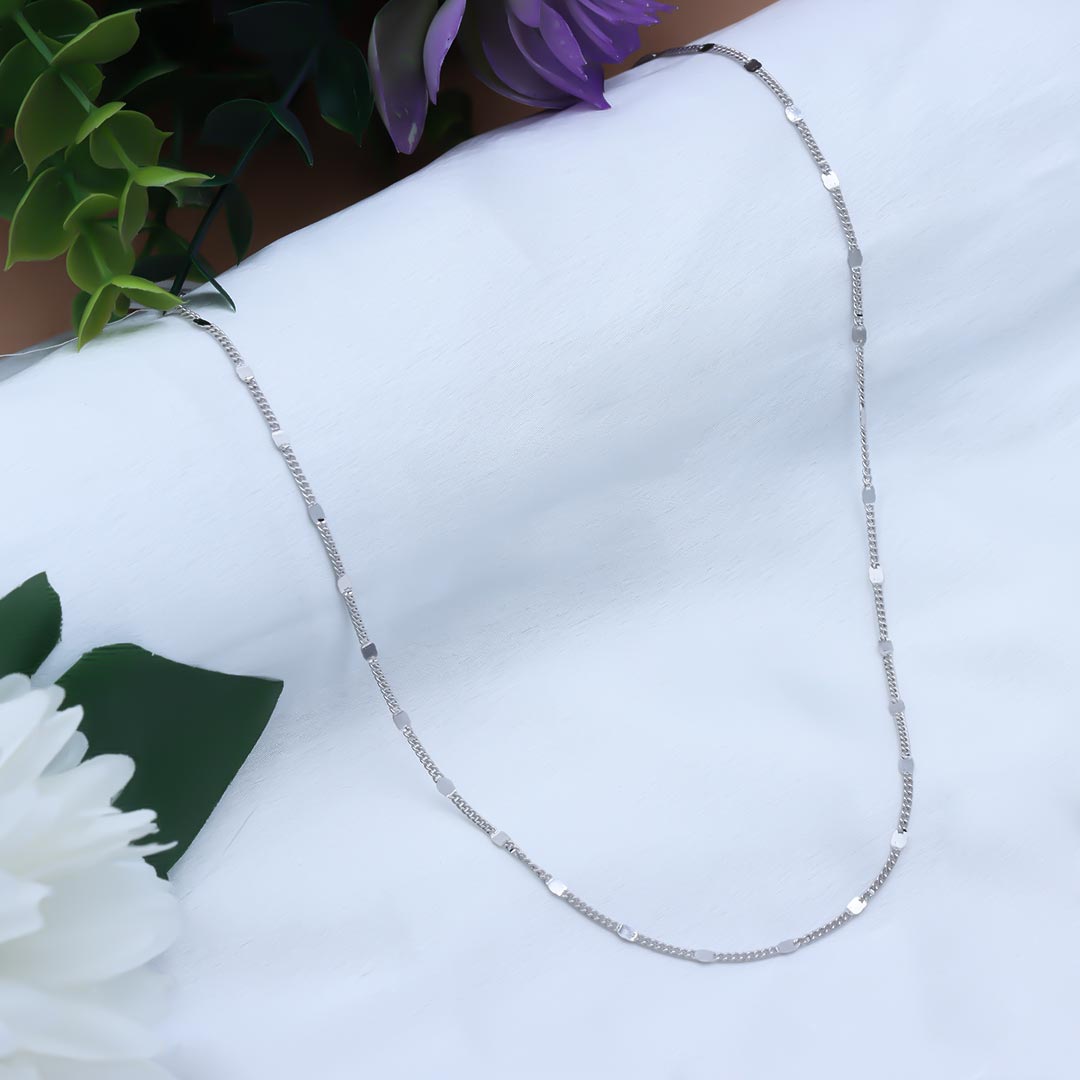 925 sterling silver sequence chain