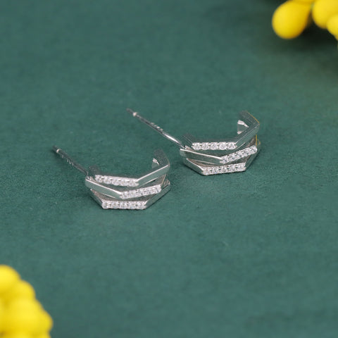 925 Sterling Silver Hoop Earrings for Women