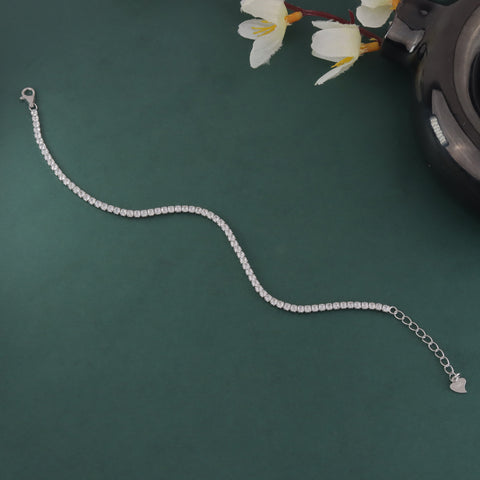 925 Sterling Silver  Tennis Bracelet For Women