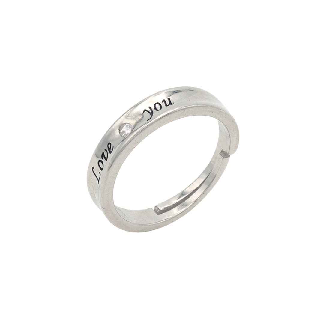 925 Sterling silver Love you ring