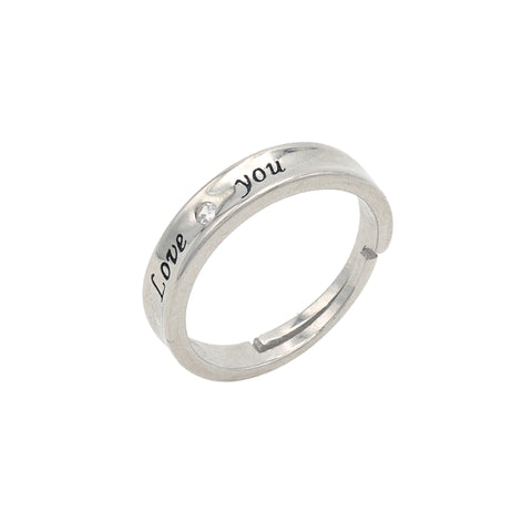 925 Sterling Silver Love You Ring