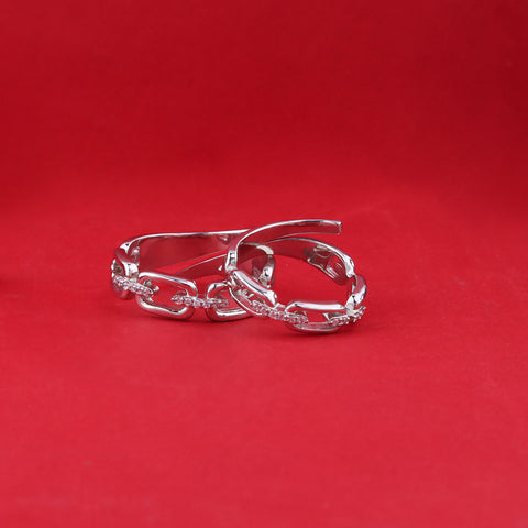 Valentine's Couple Silver Ring