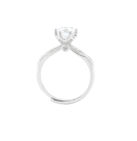 925 Sterling Silver Solitaire  Ring for Women