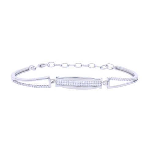 925 Silver Adjustable Kada Bracelet