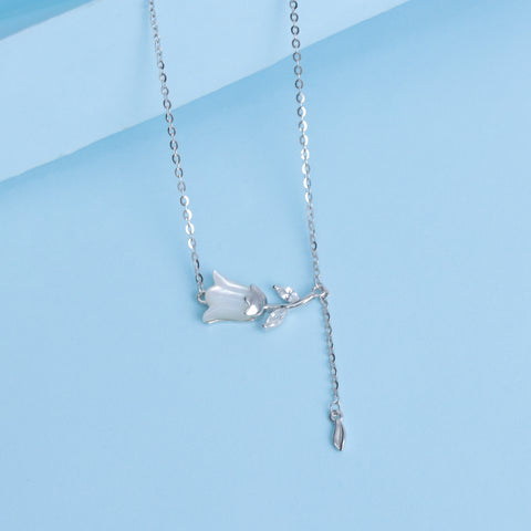 Daily Ware Flower Pendant Necklace For  Women