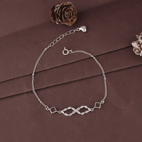 925 sterling silver Infiniti Linked Bracelet For Women