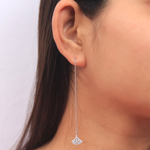 Long Chain With Sparkling Dance Earring