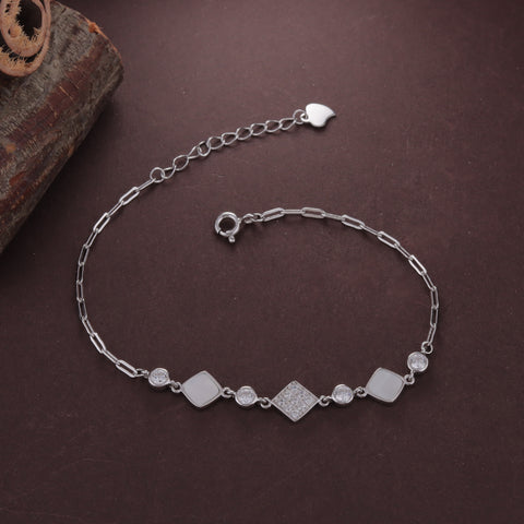 925 Sterling Silver  Charm Bracelet for Women