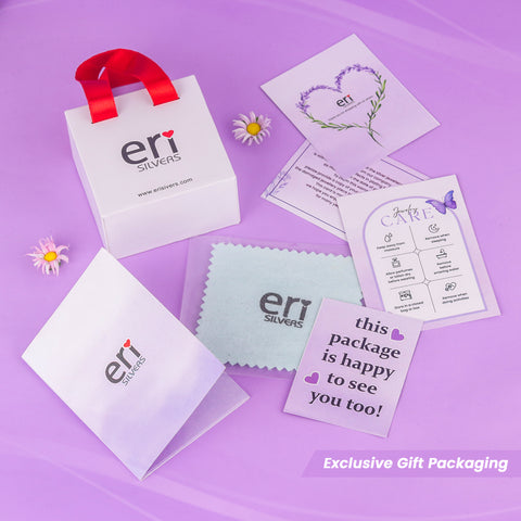 Double Layer Clover Flower Silver  Ring