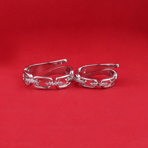 Valentine's Couple Silver Ring