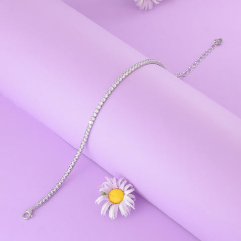 925 Sterling Silver  Tennis Bracelet For Women