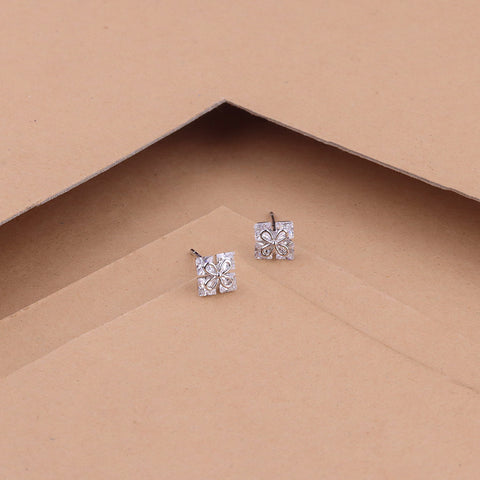 Twin Quad Stud Earrings