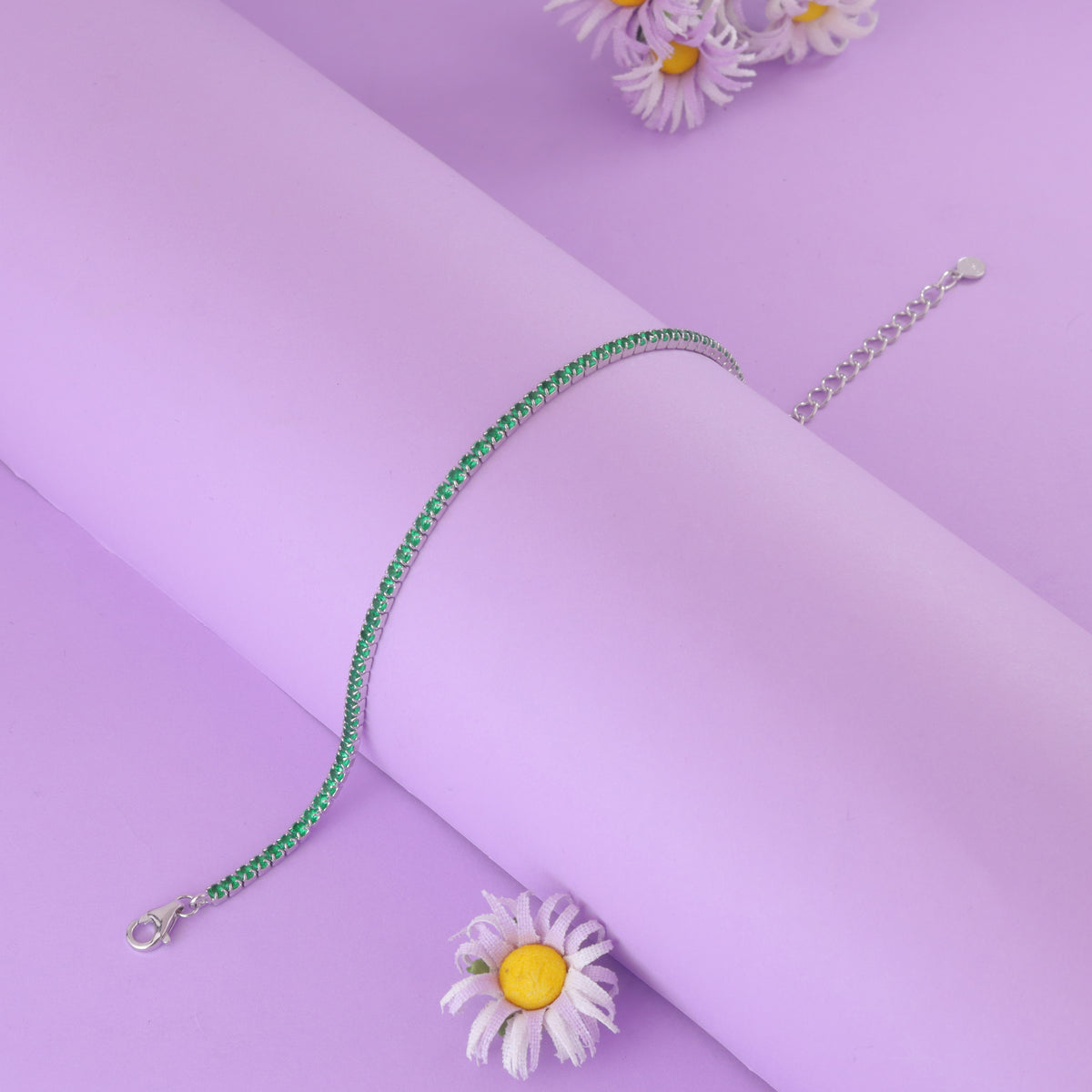 925 Sterling Silver Tennis Bracelet For Women