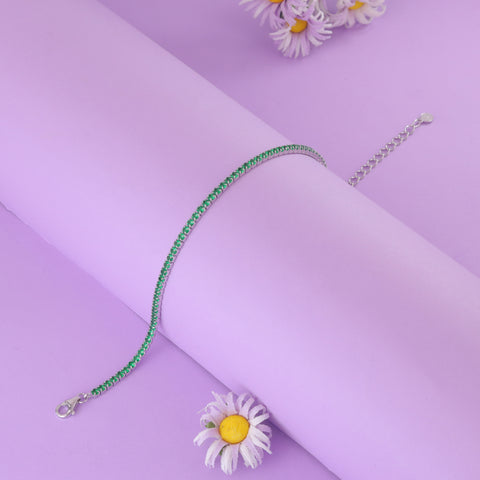 925 Sterling Silver Tennis Bracelet For Women