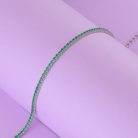 925 Sterling Silver Tennis Bracelet For Women