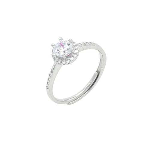 Silver Engagement Ring for Girl
