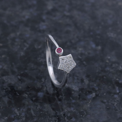 925 sterling silver  Star ring
