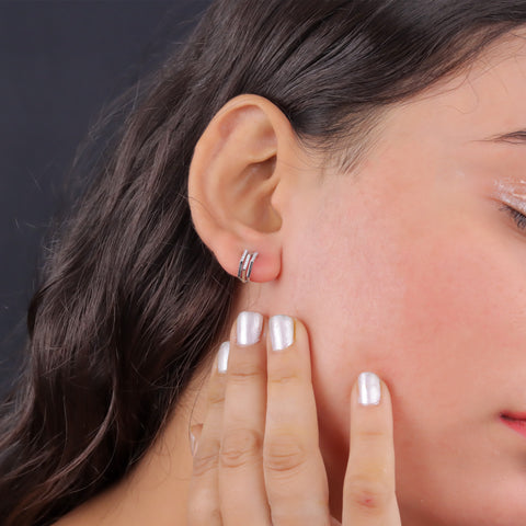 925 Sterling Silver Hoop Earrings for Women