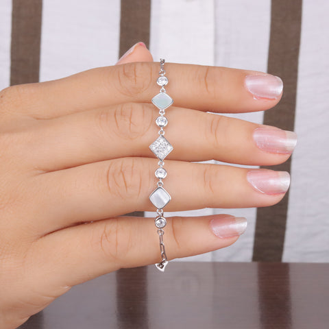 925 Sterling Silver  Charm Bracelet for Women