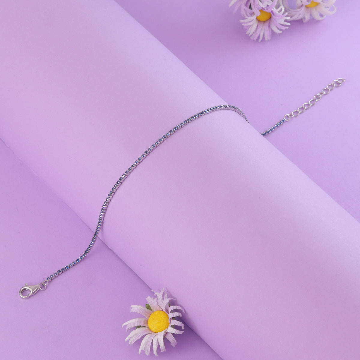 925 Sterling Silver classic Tennis Bracelet For Women