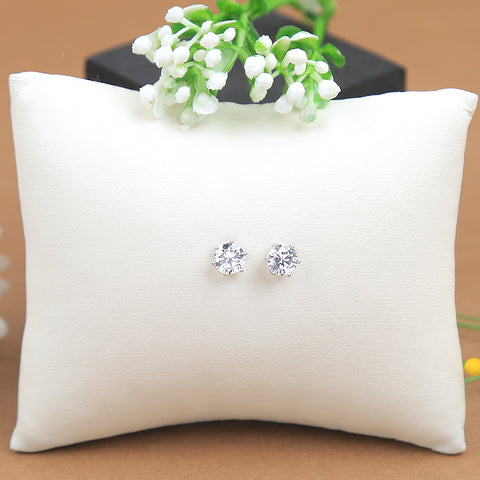 Silver High Stud  Earrings