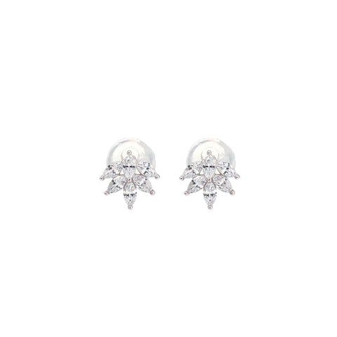 Crystal Flower Earrings For Women