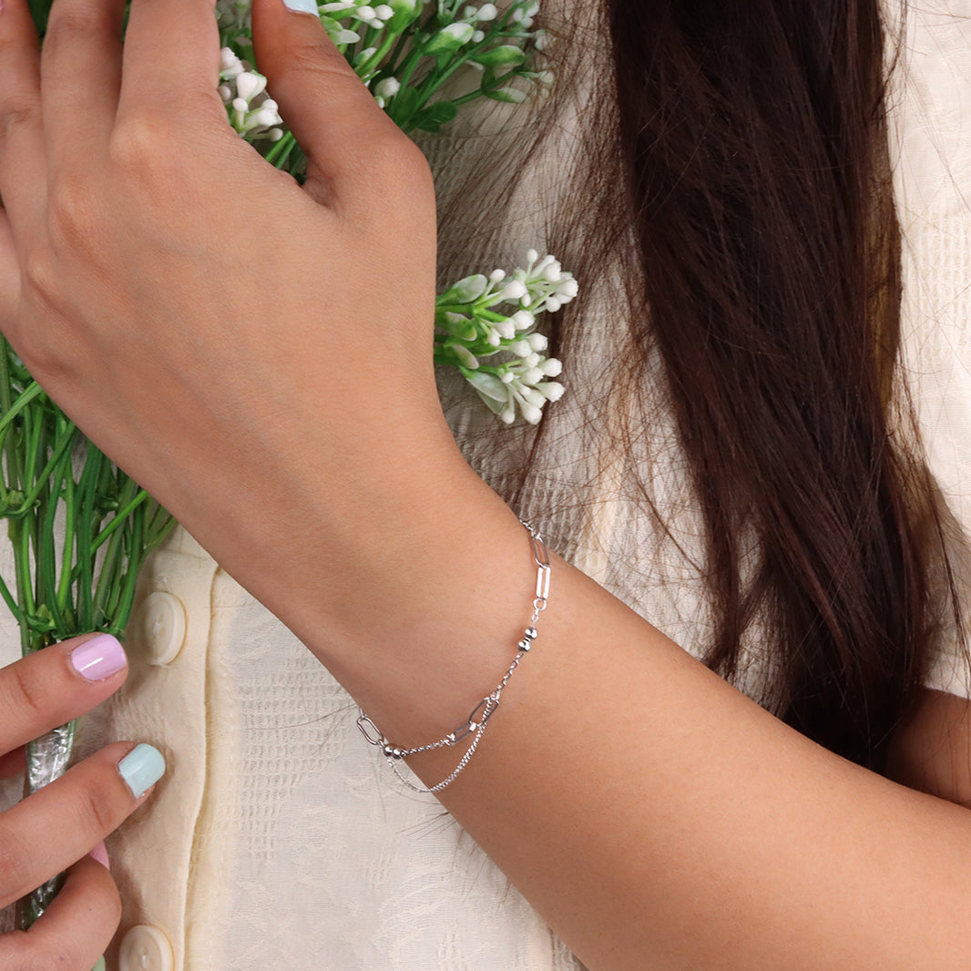 Silver Bracelet For Women & Mens online in India – Eri Silvers