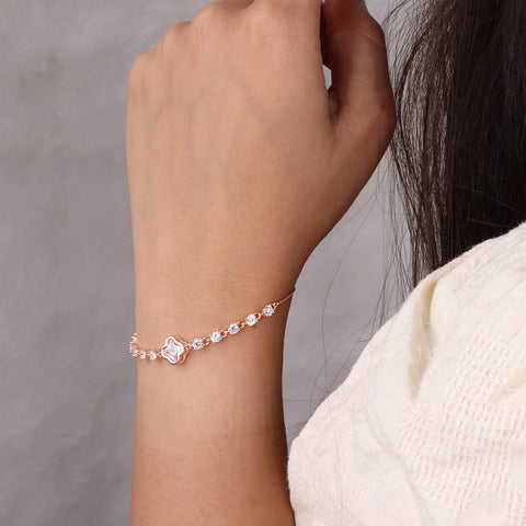 Celestial Sparkle Diamond rose gold Bracelet