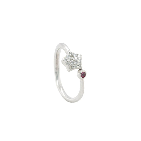 925 sterling silver  Star ring