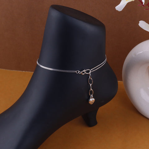 Rings Of Rings Silver Pair Anklet