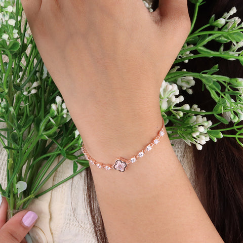 Celestial Sparkle Diamond rose gold Bracelet