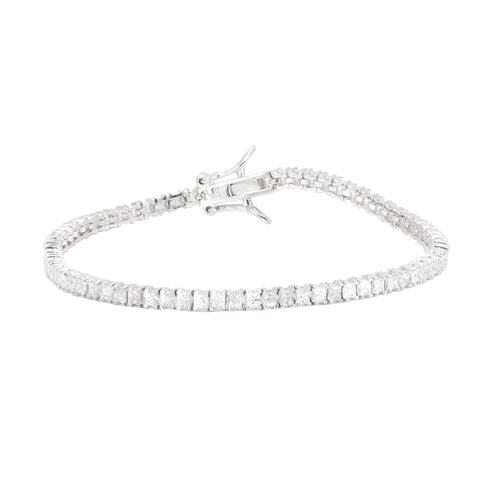 925 Sterling Silver Tennis Bracelet For Women