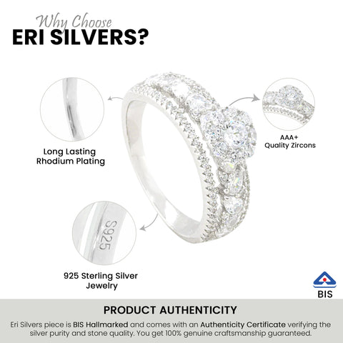 Solitaire Classique CZ Silver Ring