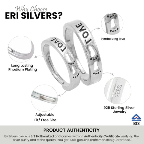 Silver Love Ring