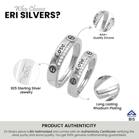 Silver Couple Ring