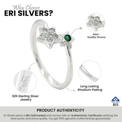 Dual Star Adjustable Ring