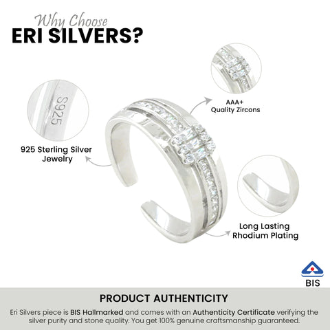 CZ-Studded Western women Ring