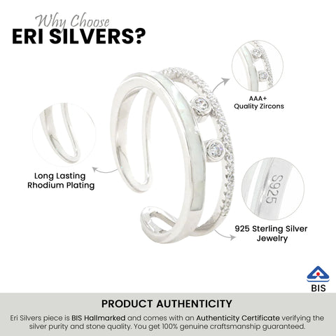 Cubic Zirconia Gracious Silver Ring