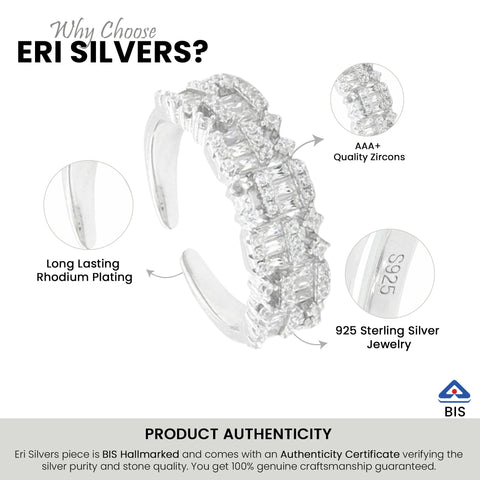 Brilliant Zirconia Luxury Party Ware Ring