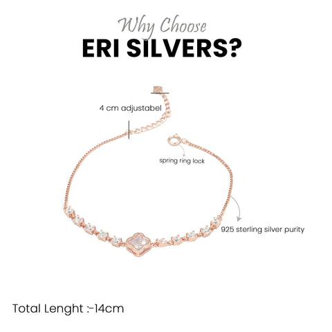 Celestial Sparkle Diamond rose gold Bracelet
