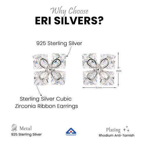 Twin Quad Stud Earrings