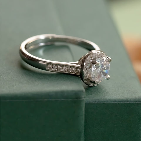 Silver Engagement Ring for Girl